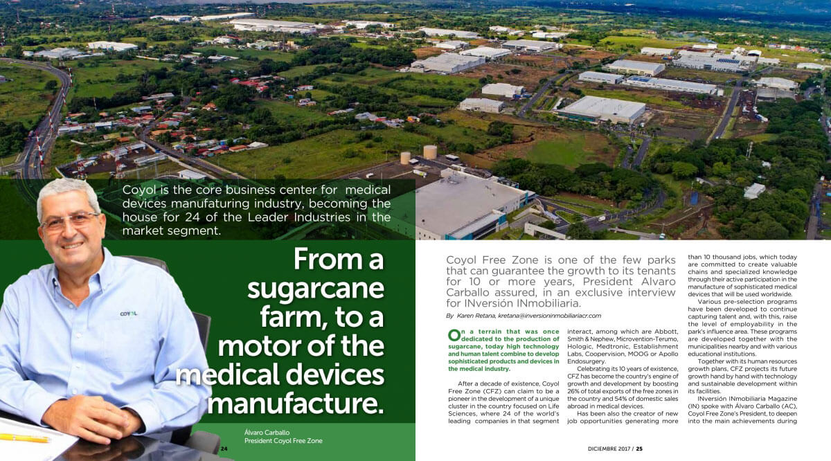From a sugarcane farm to Medical Devices manufacture